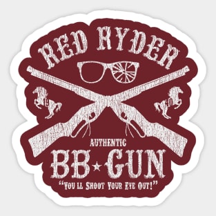 RED RYDER BB GUN Sticker